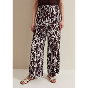 Phase Eight Anna Printed Wide Leg Trousers